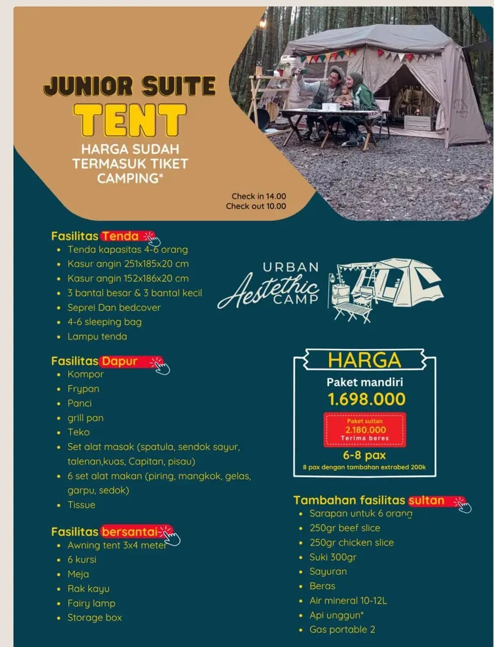 Urban Aesthetic Camp — Glamping Pilihan 4 Lokasi